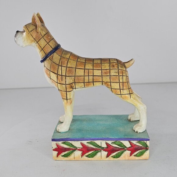 Jim Shore Heartwood Creek Lady Boxer Dog Figurine Resin Collectible 2006 - Picture 8 of 8